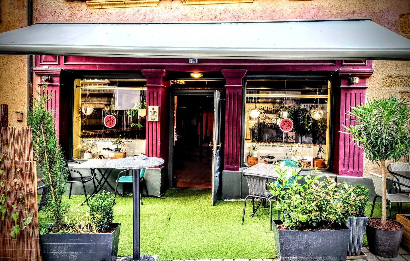 Façade du restaurant Ikiru à Saint-Blaise